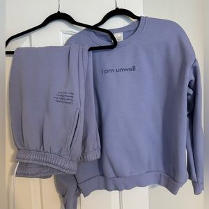 Call Her Daddy “I am Unwell” Sweatsuit - Size Large - SALE PENDING